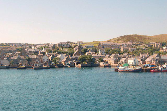 Stromness from seaside