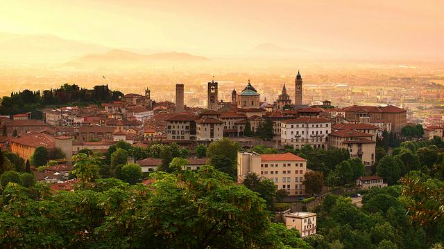 Sunrise in Bergamo