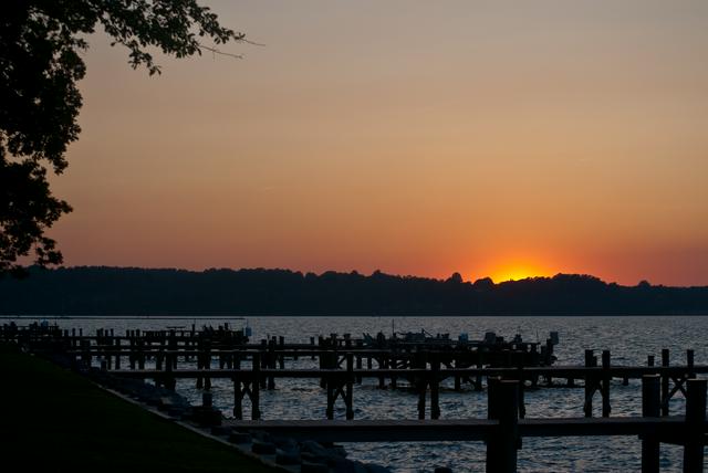 Sunset over North Beach
