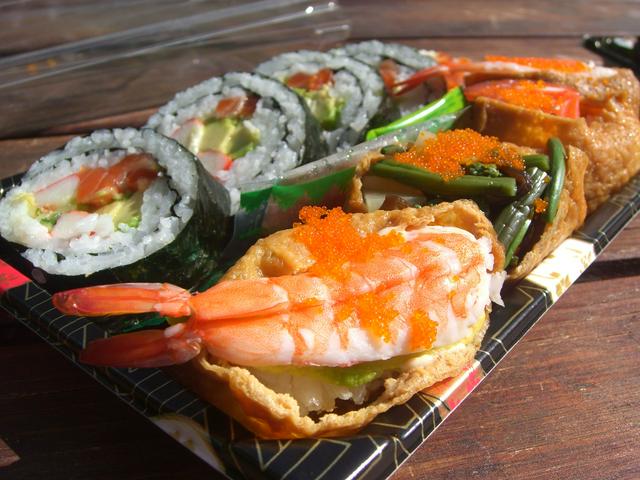 Try some sushi in San Jose's Japantown.