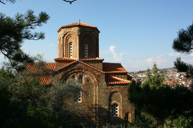 The medieval Church of Saint Michael sits above the city