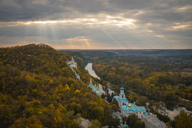 Holy Mountains Monastery (complex of the architecture monuments of national significance). Sviatohirsk, Donetsk Oblast