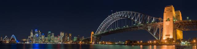 Sydney cityscape at night