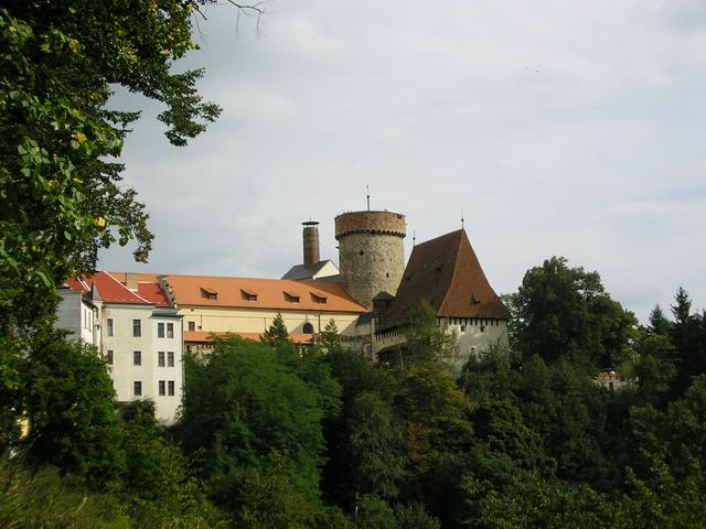 Castle tower Kotnov and Bechyne Gate