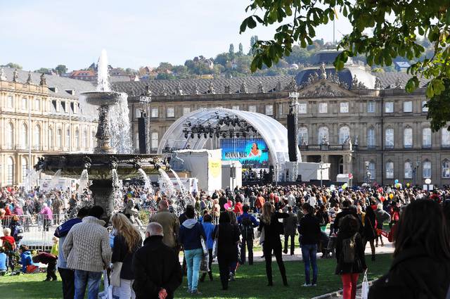 German Unity Day celebration, 2013 in Stuttgart