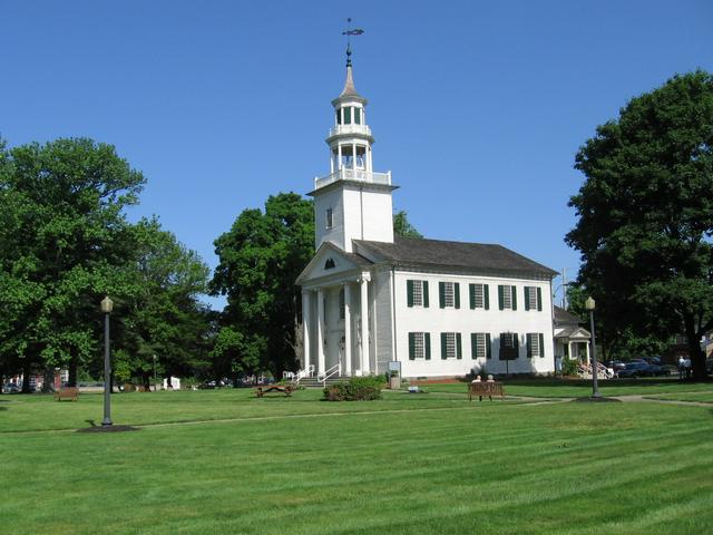 A historic church in Tallmadge
