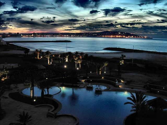 Night view of Tangier