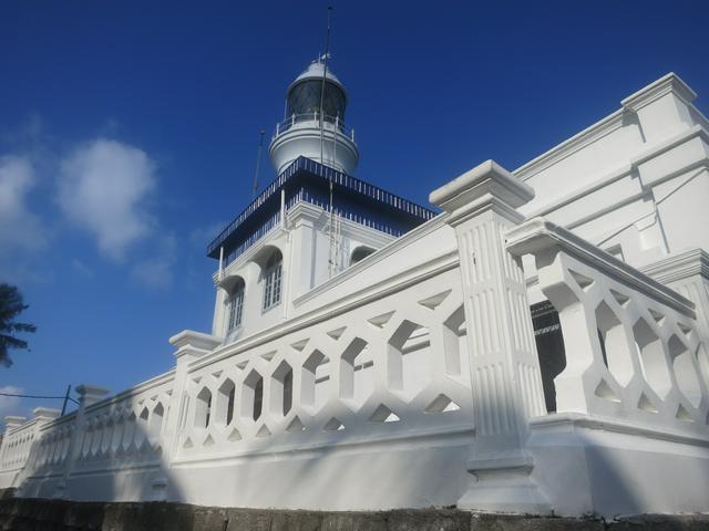 Cape Rachado lighthouse on a sunny day