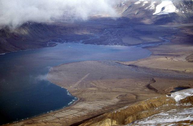 Tanquary Fiord, showing confluence of Air Force River, Rollrock River and Macdonald River