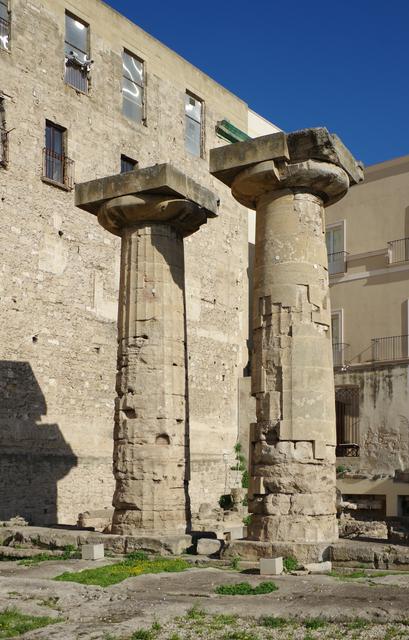 Doric columns from the Temple of Poseidon