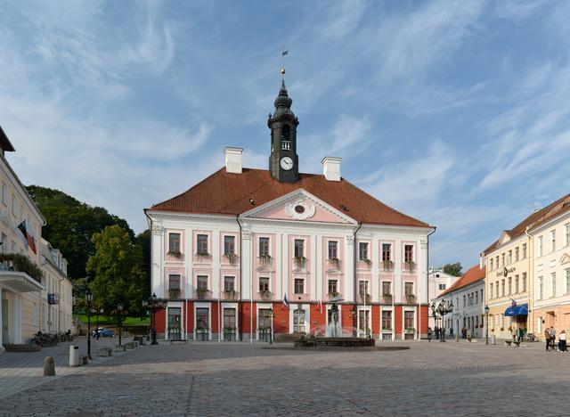 Tartu Town Hall, where the Tourist Information Centre is located.