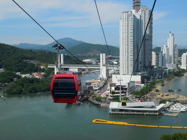 Cableway of the Unipraias park