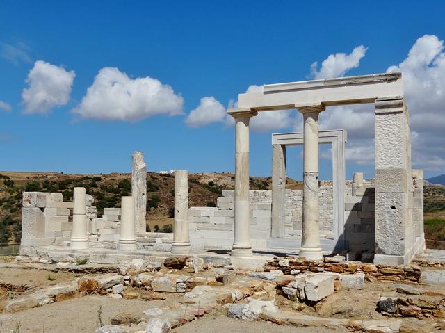 The partially restored Temple of Sangri