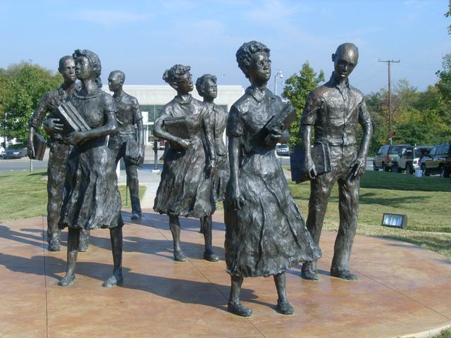 The Little Rock Nine at the State Capitol