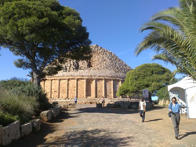 The Royal Moritanian Tomb In Tipasa