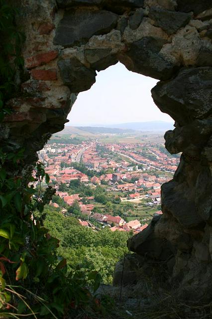 Rupea from the fortress.