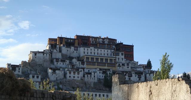 View of Shey; the palace is at the top