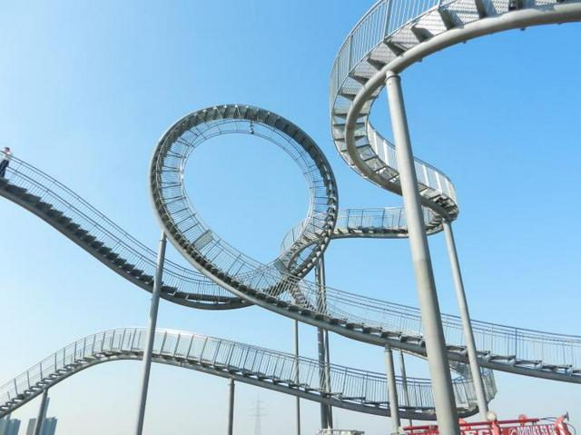 Tiger & Turtle—Magic Mountain landscape sculpture, a more recent landmark of Duisburg