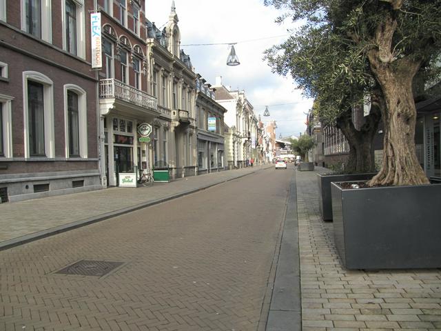 Stationstraat, one of the typical Dutch historic streets in Tilburg