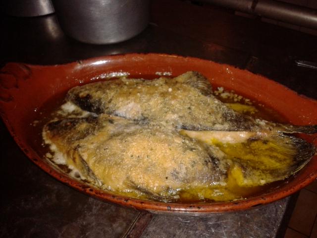 Tinca al forno - Roasted Tench