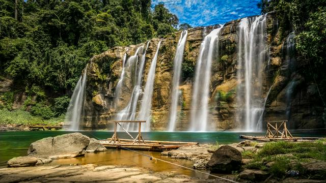 The Tinuy-an Falls, located in Barangay Burboanan, Bislig City.