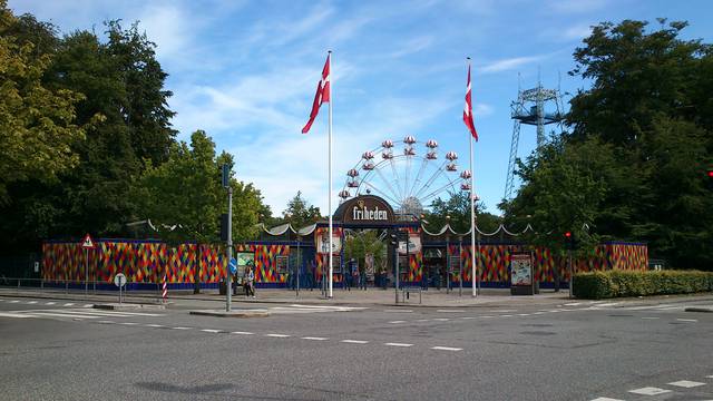Tivoli Friheden amusement park.