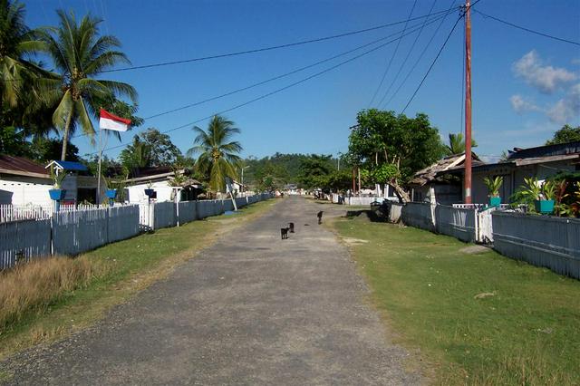 Village on the Togian Islands