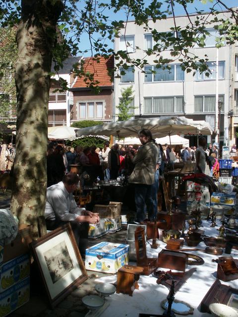 The antique and flea market