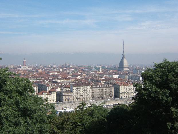 Piazza Savoia's obelisk and Mole Antonelliana