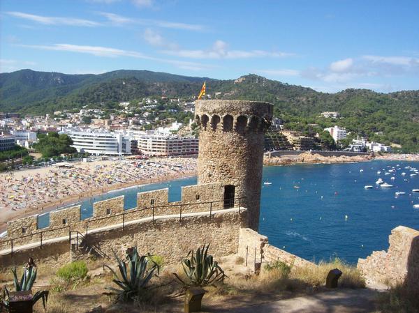 View over Tossa De Mar