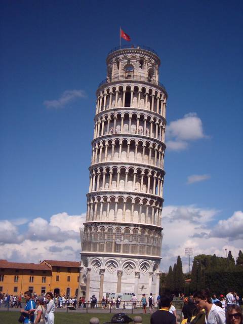 The leaning tower