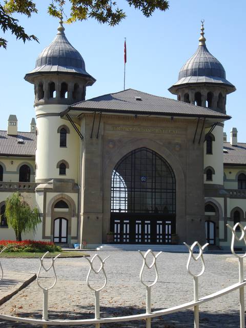 Old train station in Karaağaç