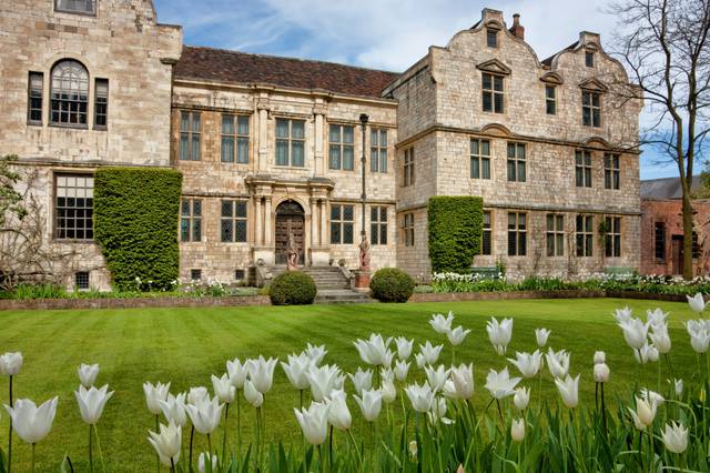 Tulips in the gardens of the Treasurer's House