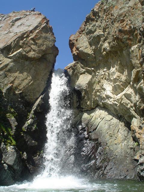 7 m waterfall in the park