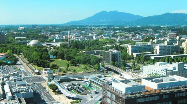 Tsukuba Center and Mt.Tsukuba