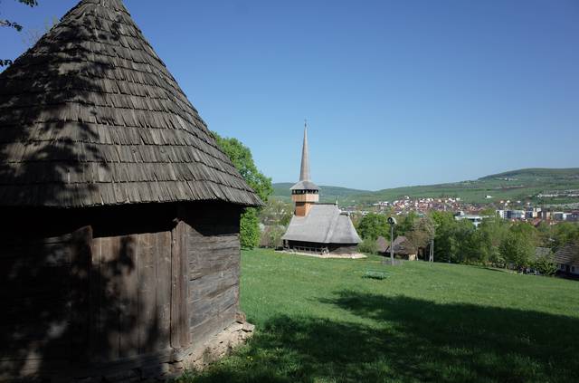 Typical Transylvania church in the Ethnographic park