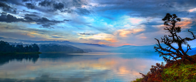 Sunset at Umiam Lake