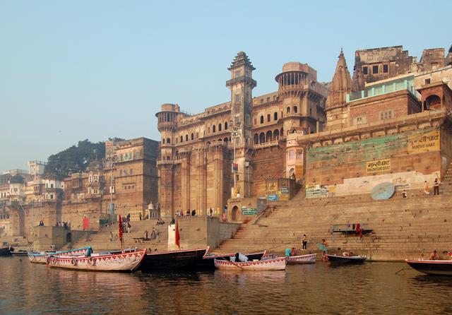 Munshi Ghat along the Ganges in Varanasi