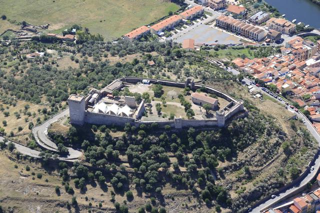 Aerial view of the castle