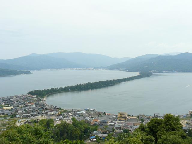 Amanohashidate seen from northern slope