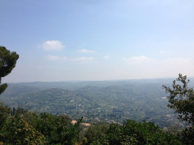 View of the valley from Grasse