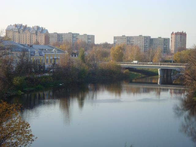Podolsk and the Pakhra river