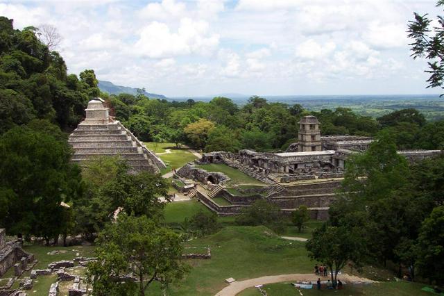 View of Palenque ruins