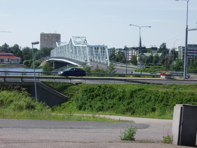 A view to the Suensaari island, where the city center is situated