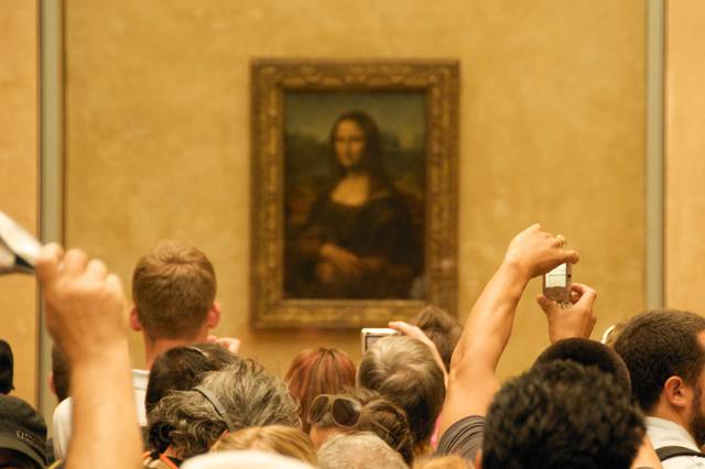 At the Louvre you can see possibly the world's most famous painting...