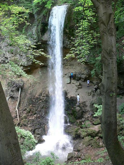 The Lillafüred Waterfall