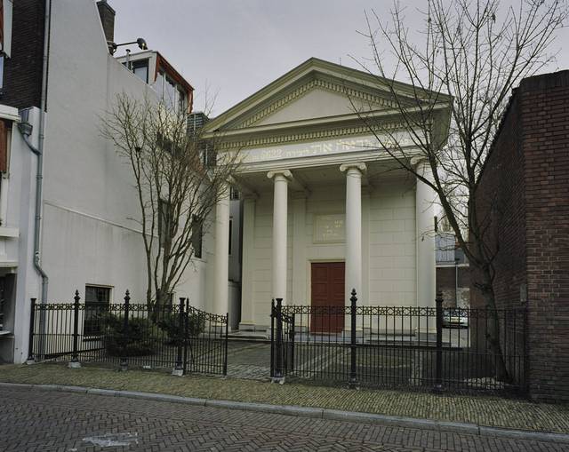The synagogue in Delft, designed after classical ancient temples