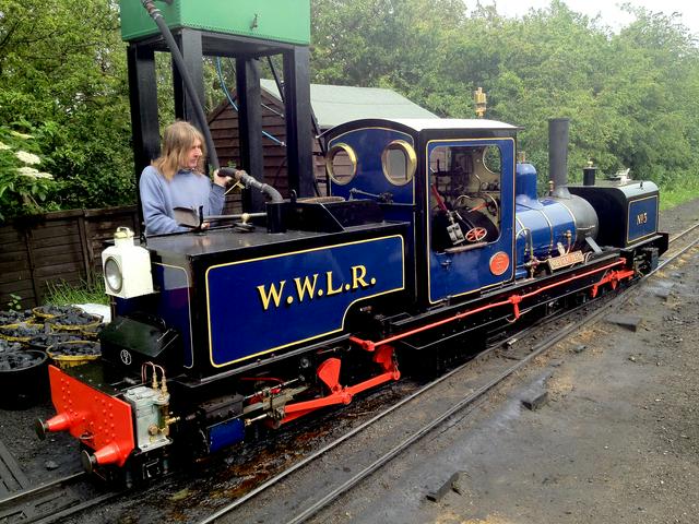 W&WLR Locomotive at Wells