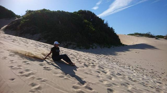 You can also ride (sort of) the dunes