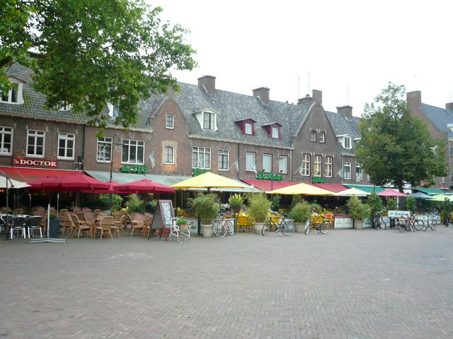 Cafes in the centre.